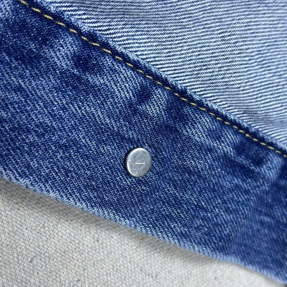 Levi's Virgil Denim Trucker Jacket Type 3 Virgil Abloh Big E - Picture 12 of 16